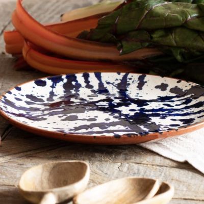 Blue Splash Dinner Plate