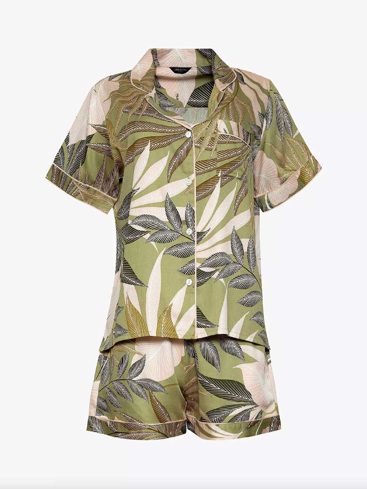 Fable & Eve Richmond Leaf Shortie Pyjama Set