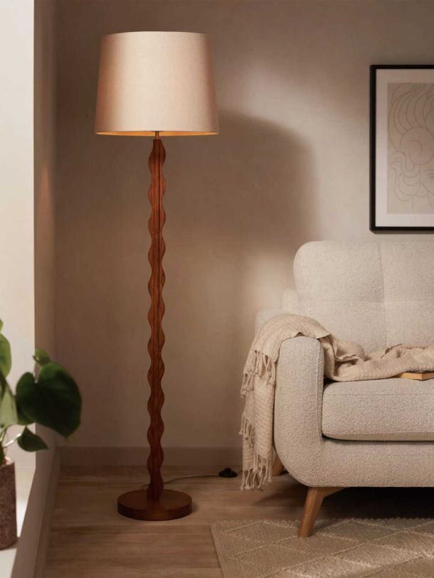 Wiggle Wooden Floor Lamp
