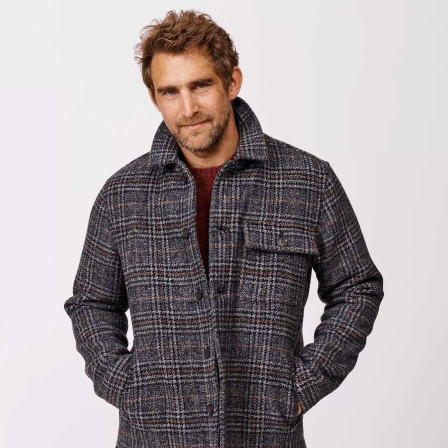 Nettleham Wool Blend Check Jacket