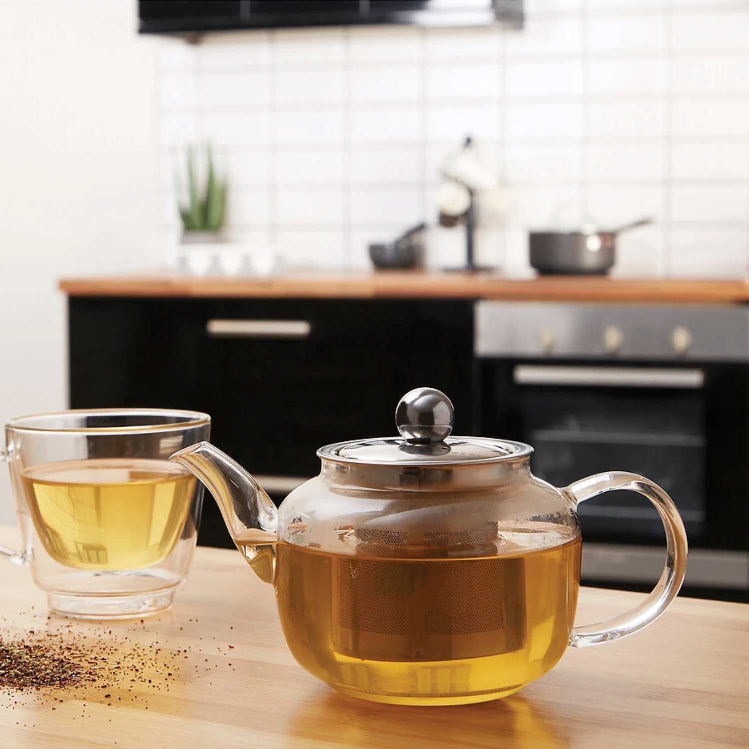 High Borosilicate Strainer Teapot