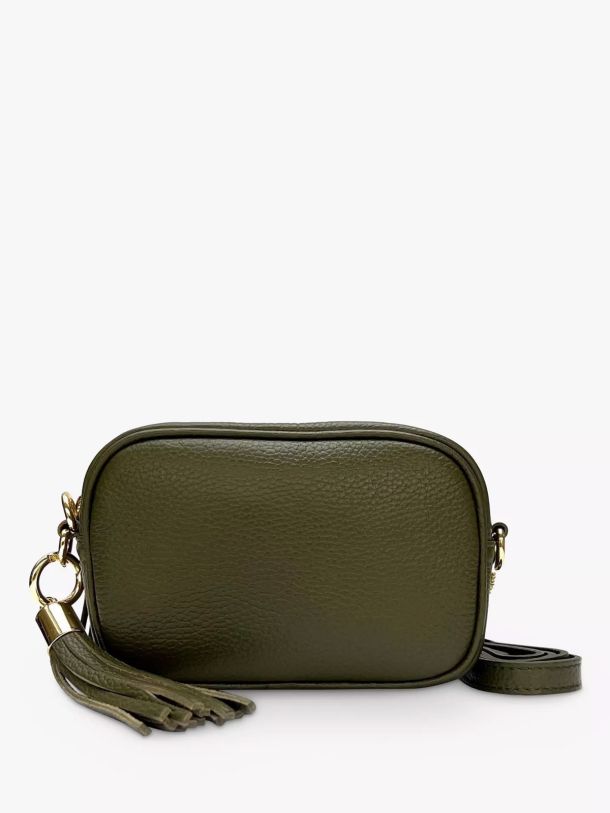The Mini Tassel Leather Crossbody Phone Bag
