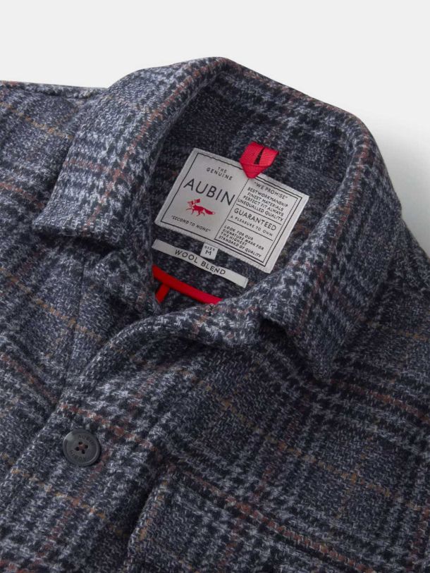 Nettleham Wool Blend Check Jacket