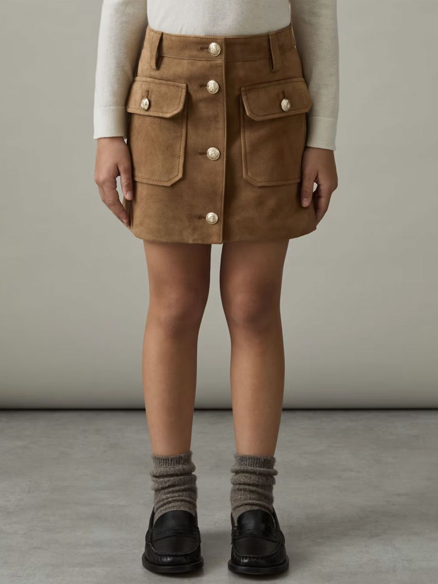 Reiss Girls Suede Skirt