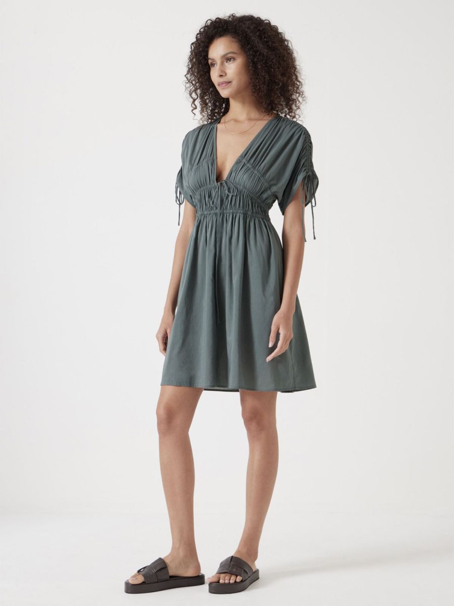 Grace Cotton Blend Mini Dress