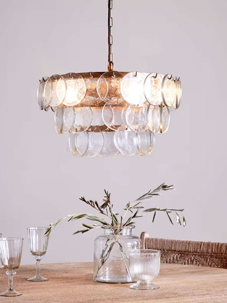 Kagitha Recycled Glass Chandelier