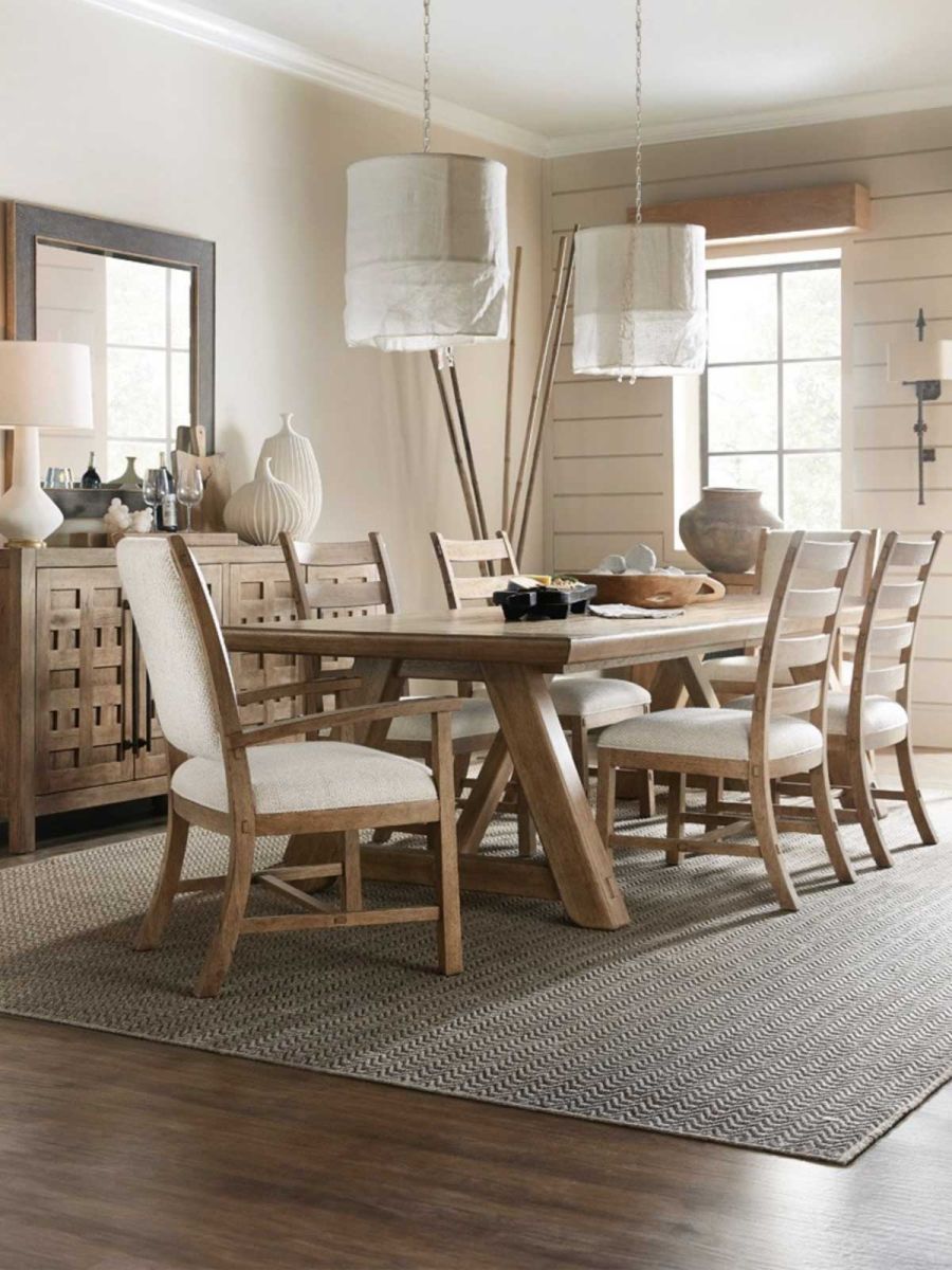Vince Coastal Beach Dining Table