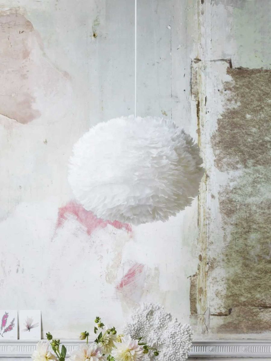 Aurora White Feather Pendant Shade