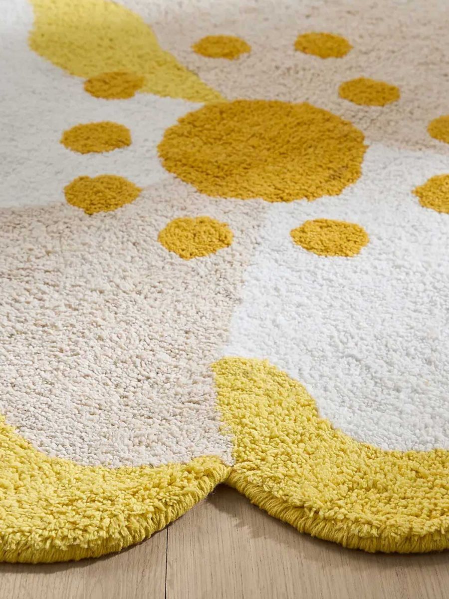 Samy Flower Organic Cotton Child's Rug