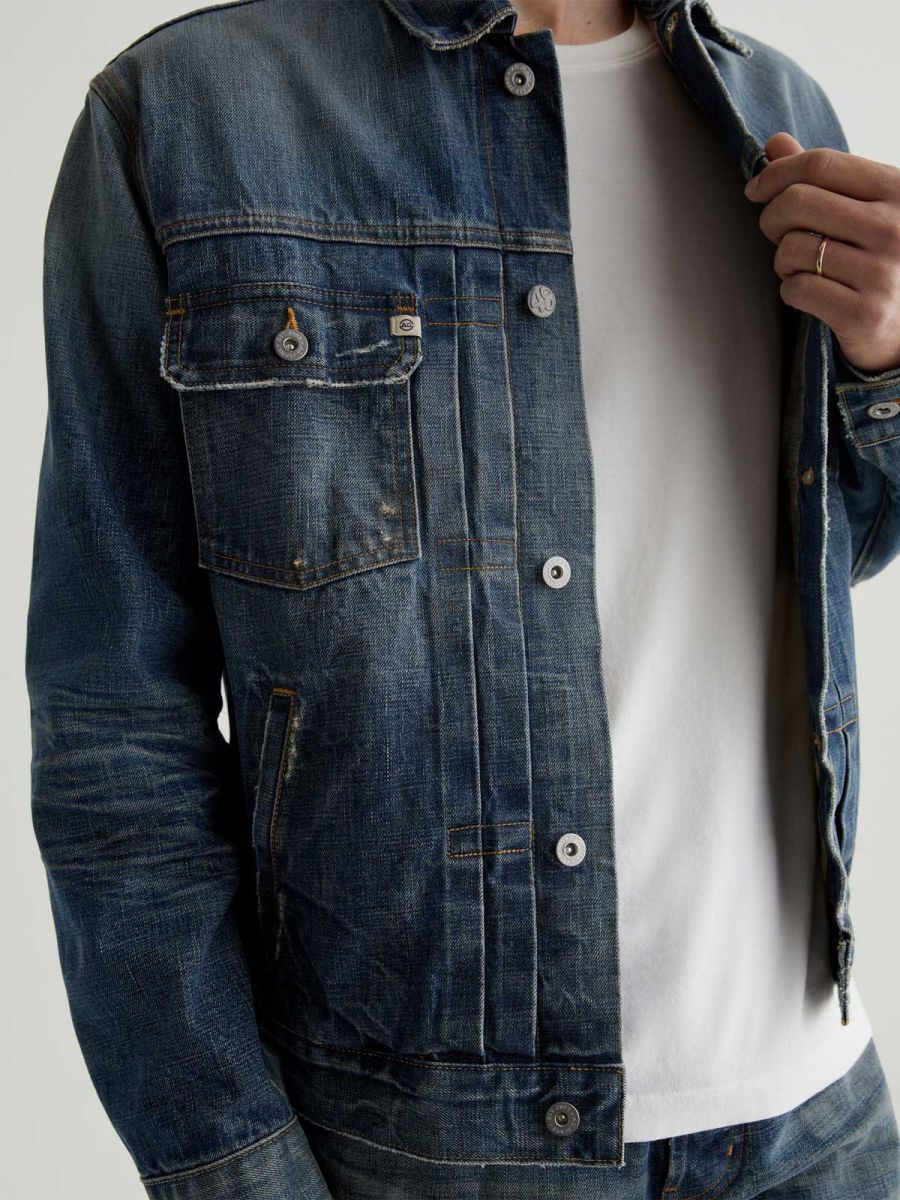 Sid Selvage Pleated Trucker Jacket