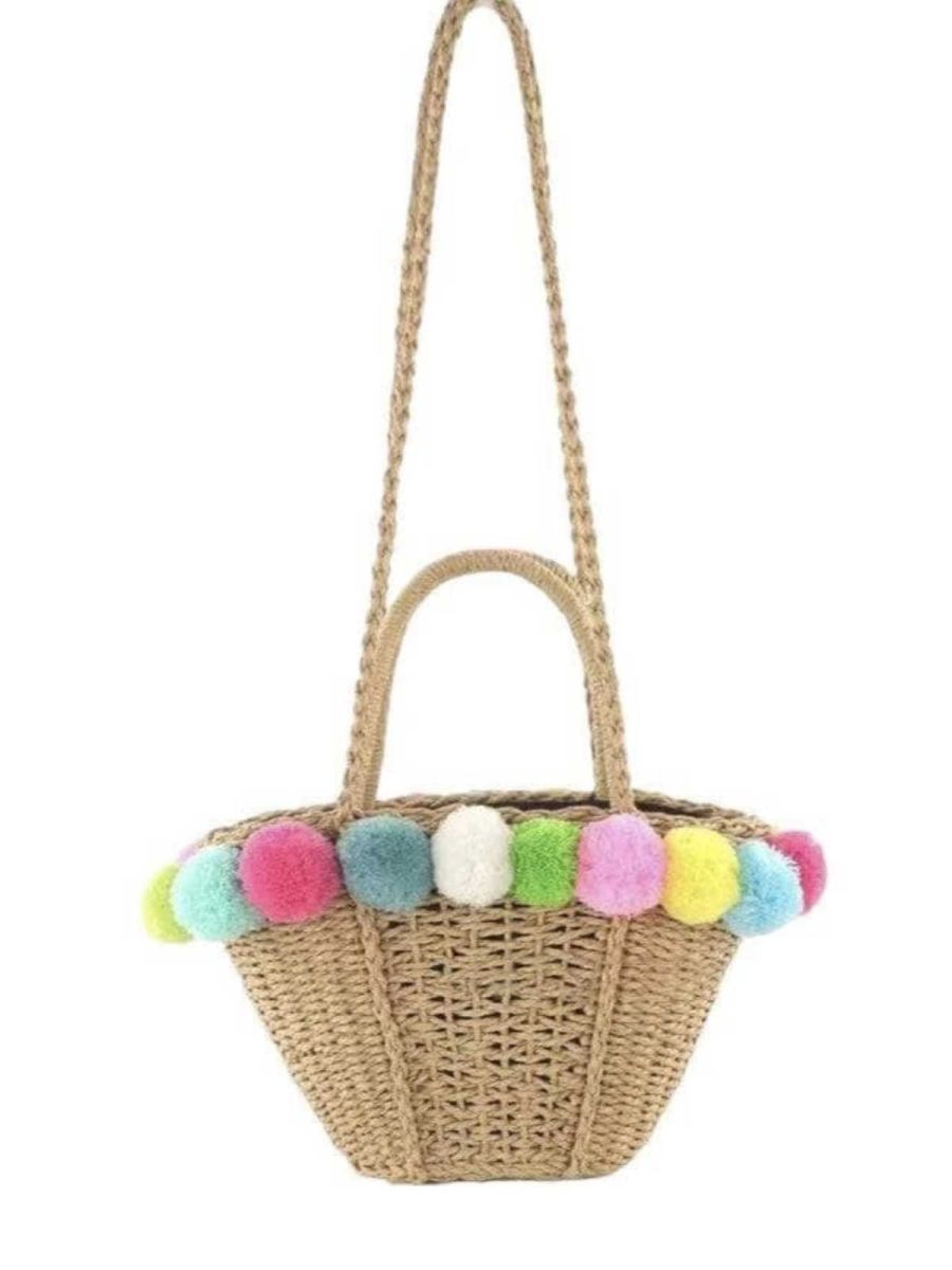Pom Pom Beach Bag