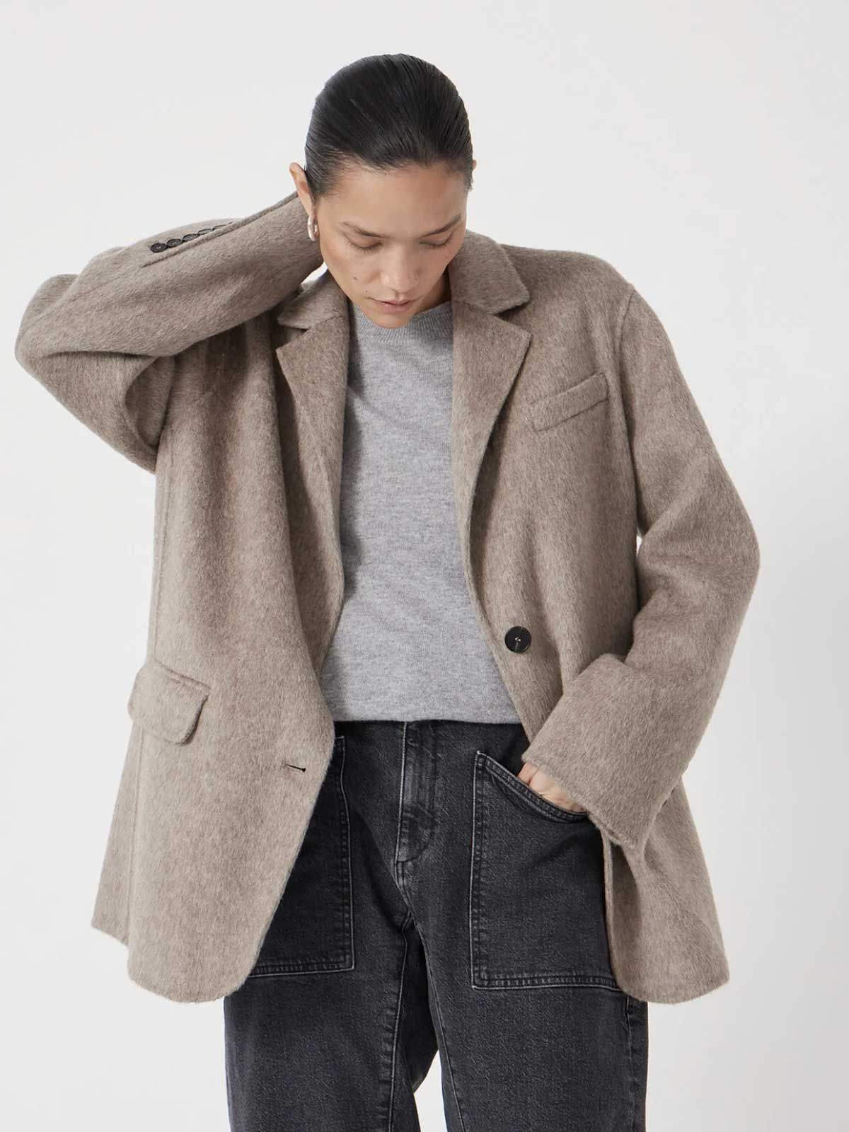 Pure Wool Double Faced Blazer