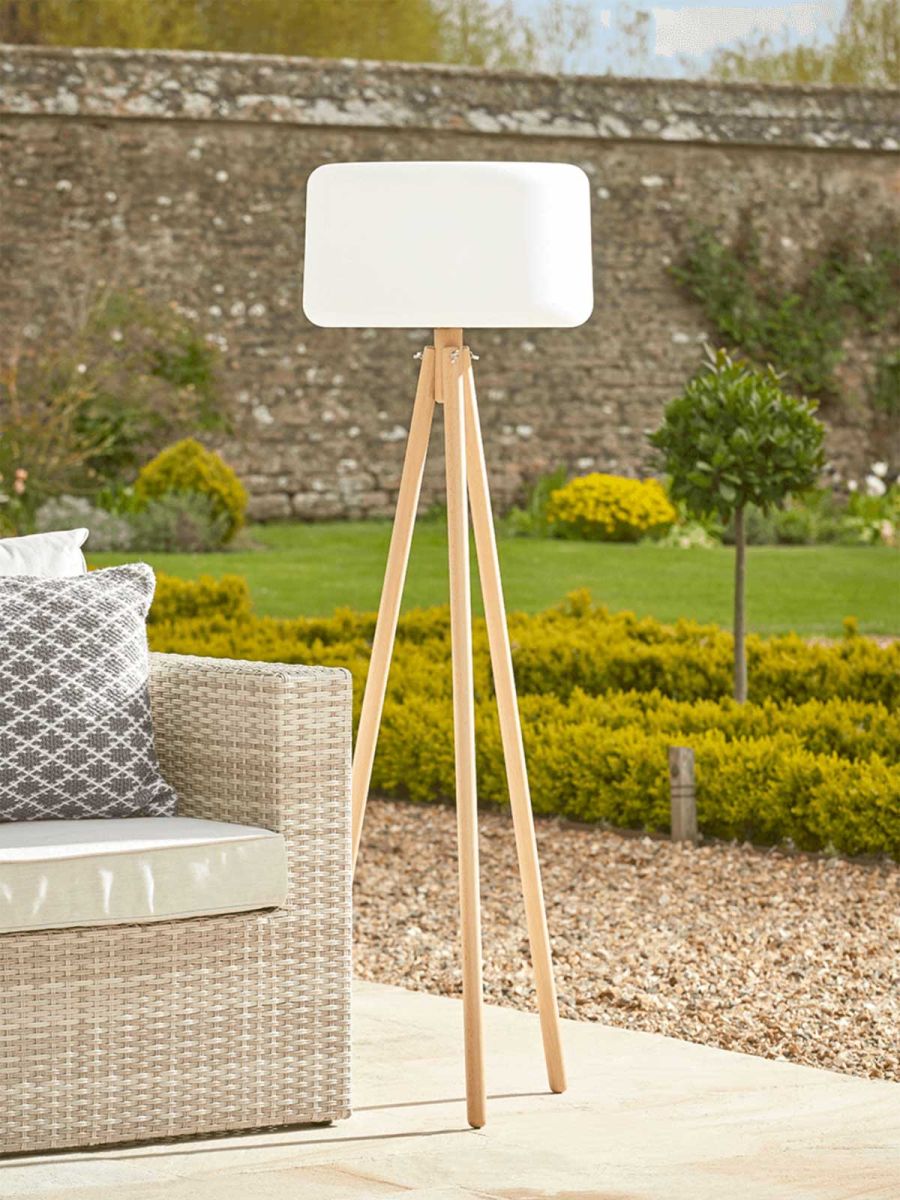 Indoor Outdoor Tripod Floor Lamp