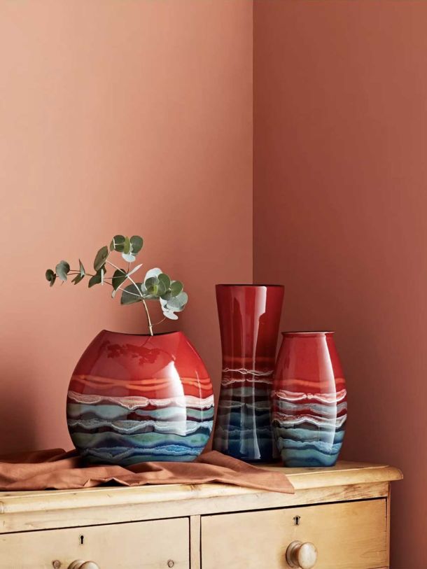 Horizon Earthenware Bud Vase