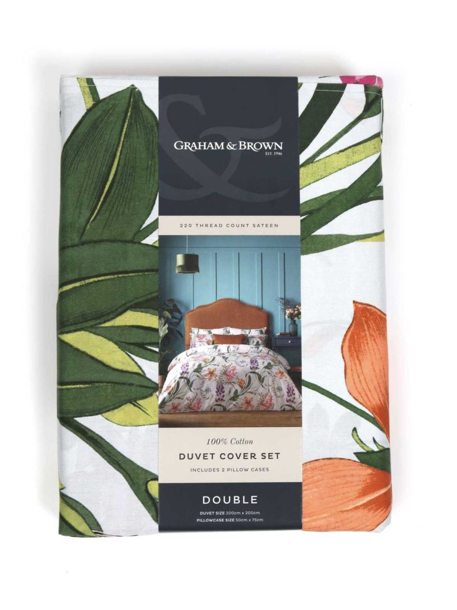 Botanical Bright Multicolour Duvet Cover Set