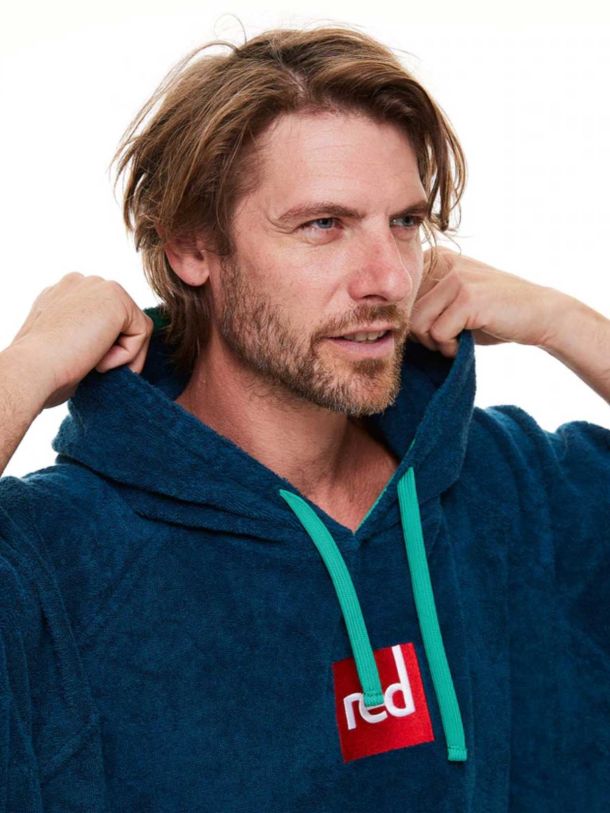 Navy Towelling Change Robe