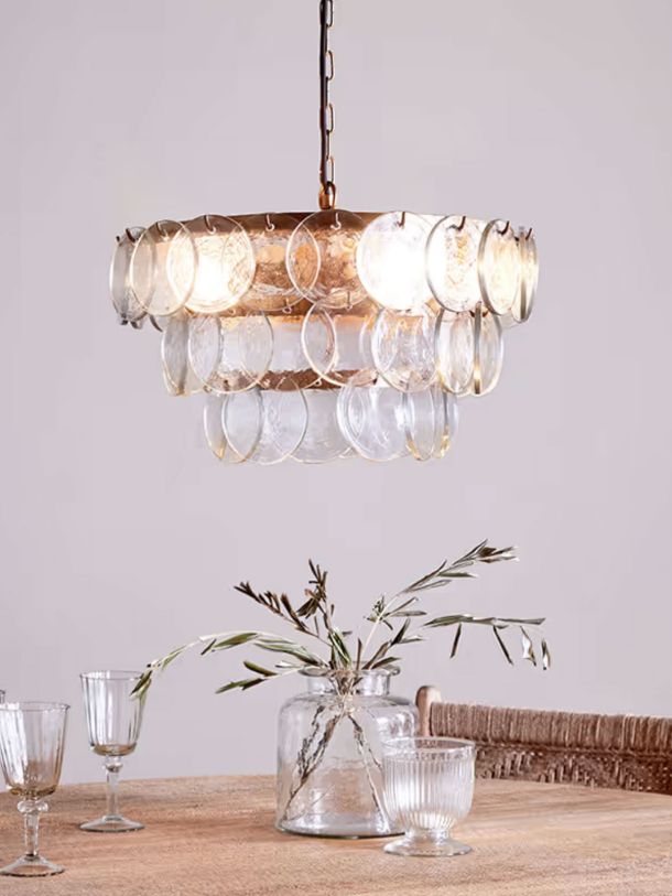 Kagitha Recycled Glass Chandelier