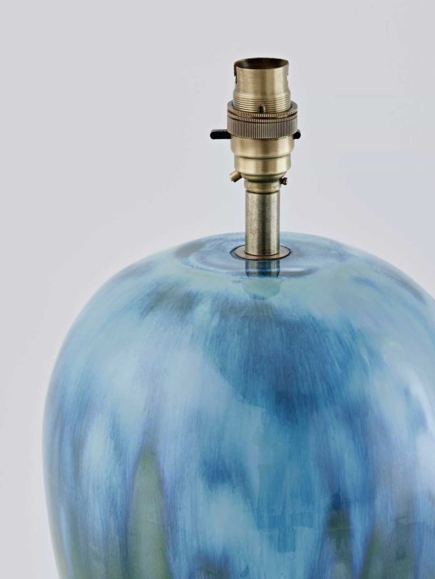 John Lewis + Matthew Williamson Reactive Glazed Ceramic Lamp Base