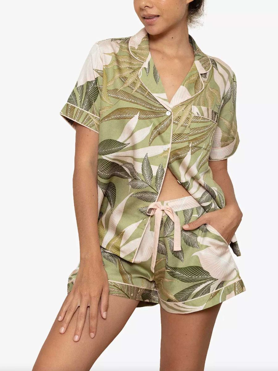 Fable & Eve Richmond Leaf Shortie Pyjama Set