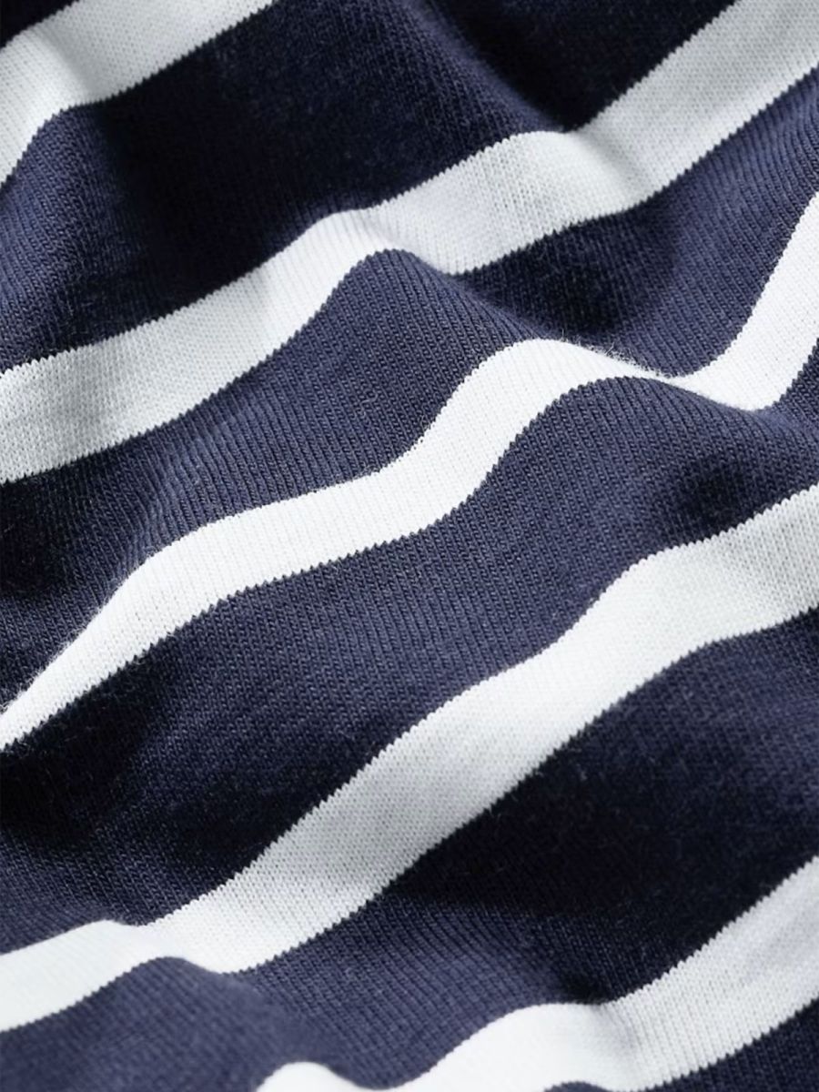 Crew Neck Organic Cotton Sailor Shirt