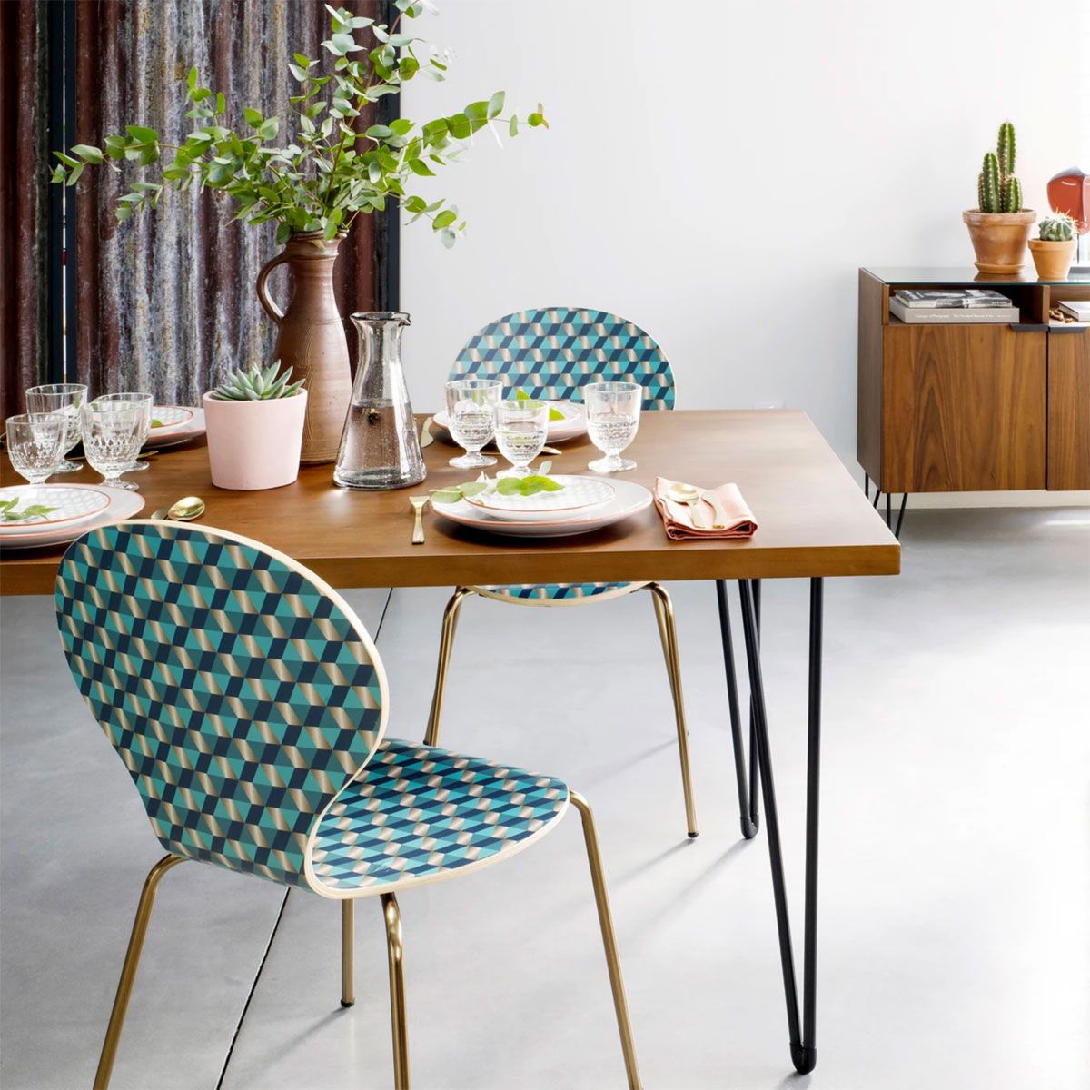 Watford Stackable Patterned Chairs