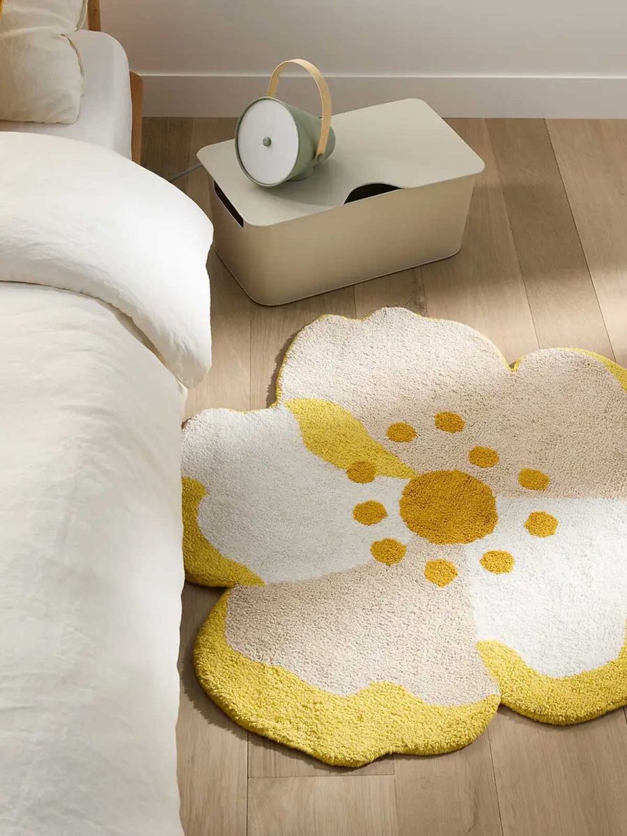 Samy Flower Organic Cotton Child's Rug