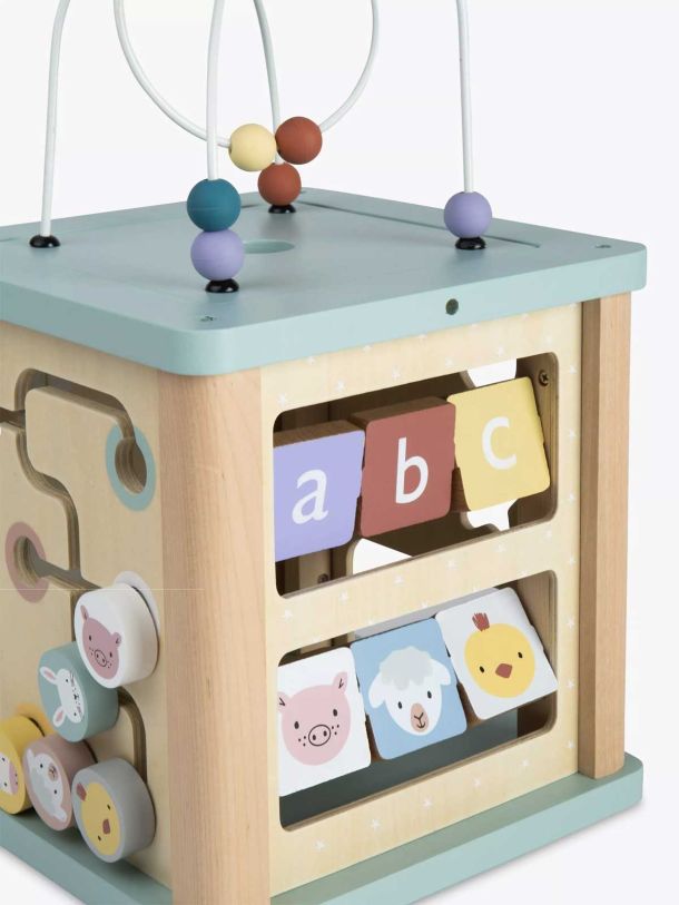 John Lewis Wooden Activity Cube