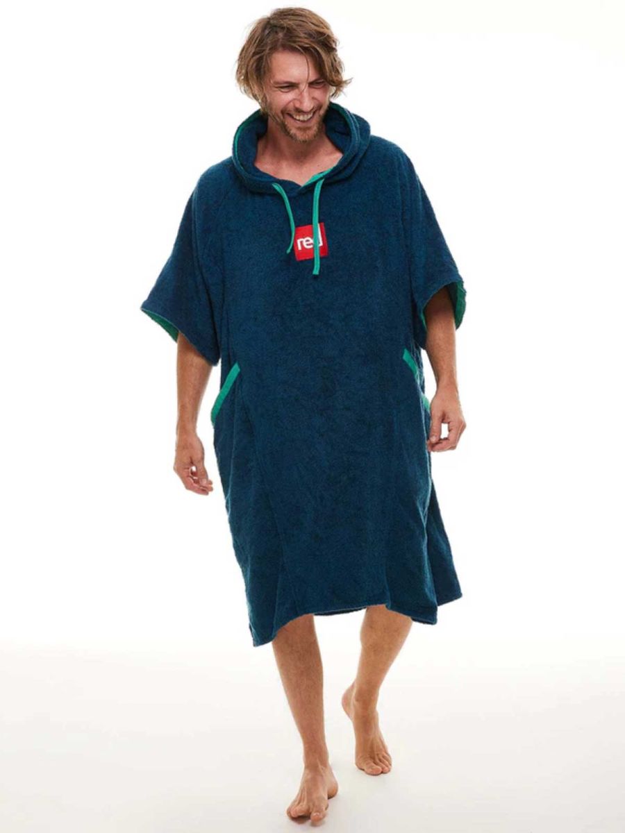 Navy Towelling Change Robe