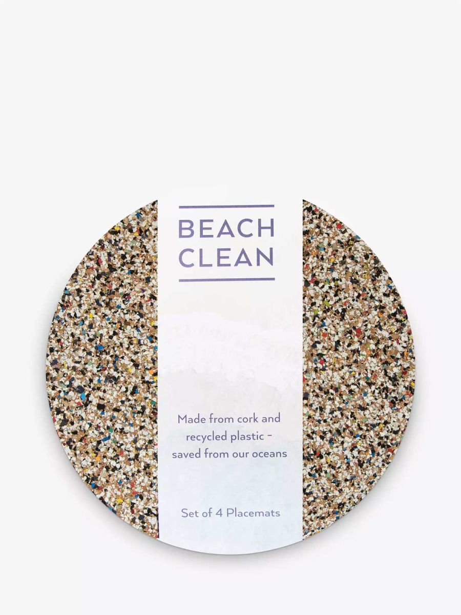 LIGA Beach Clean Cork Round Placemats