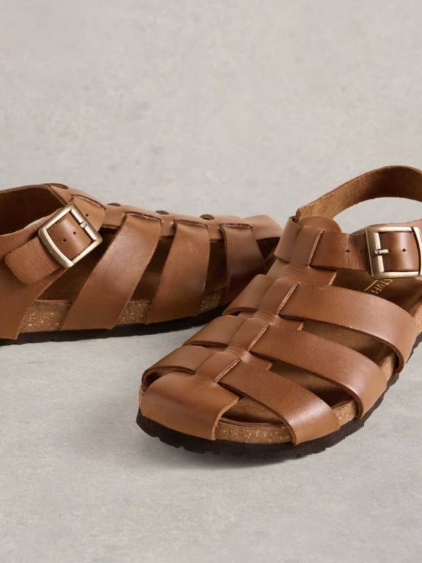 Leather Fisherman Sandals