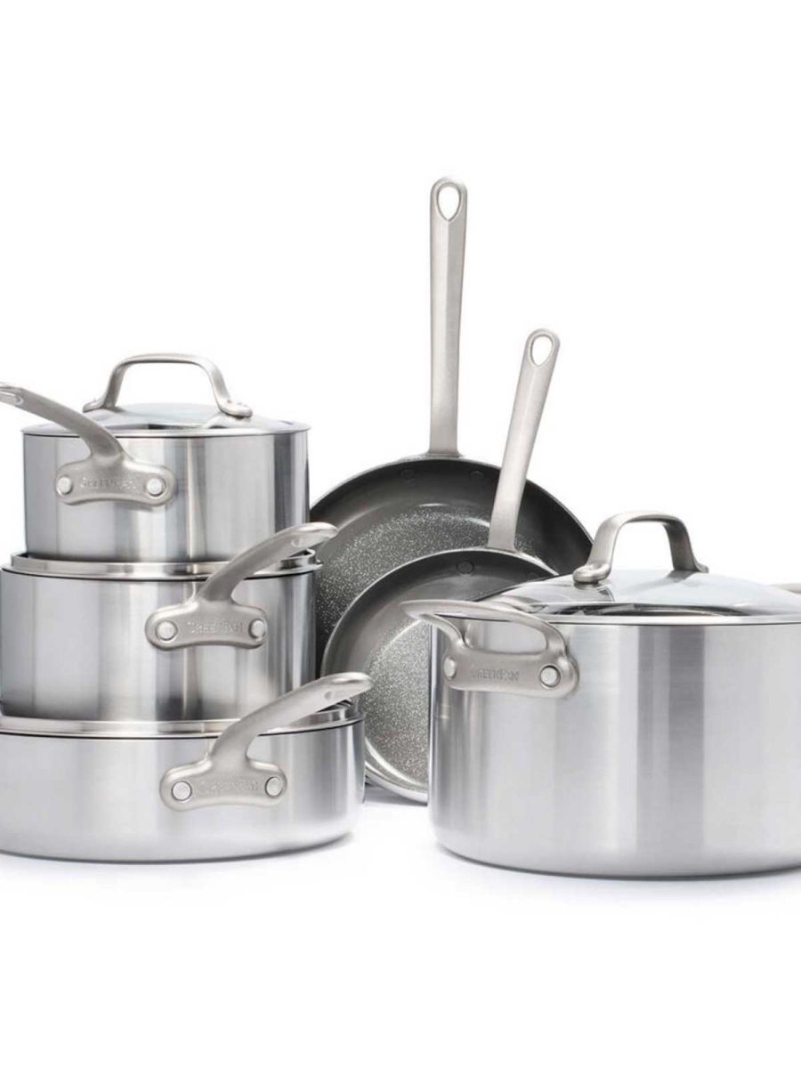 GreenPan Craft Steel 10-Piece Cookware Set