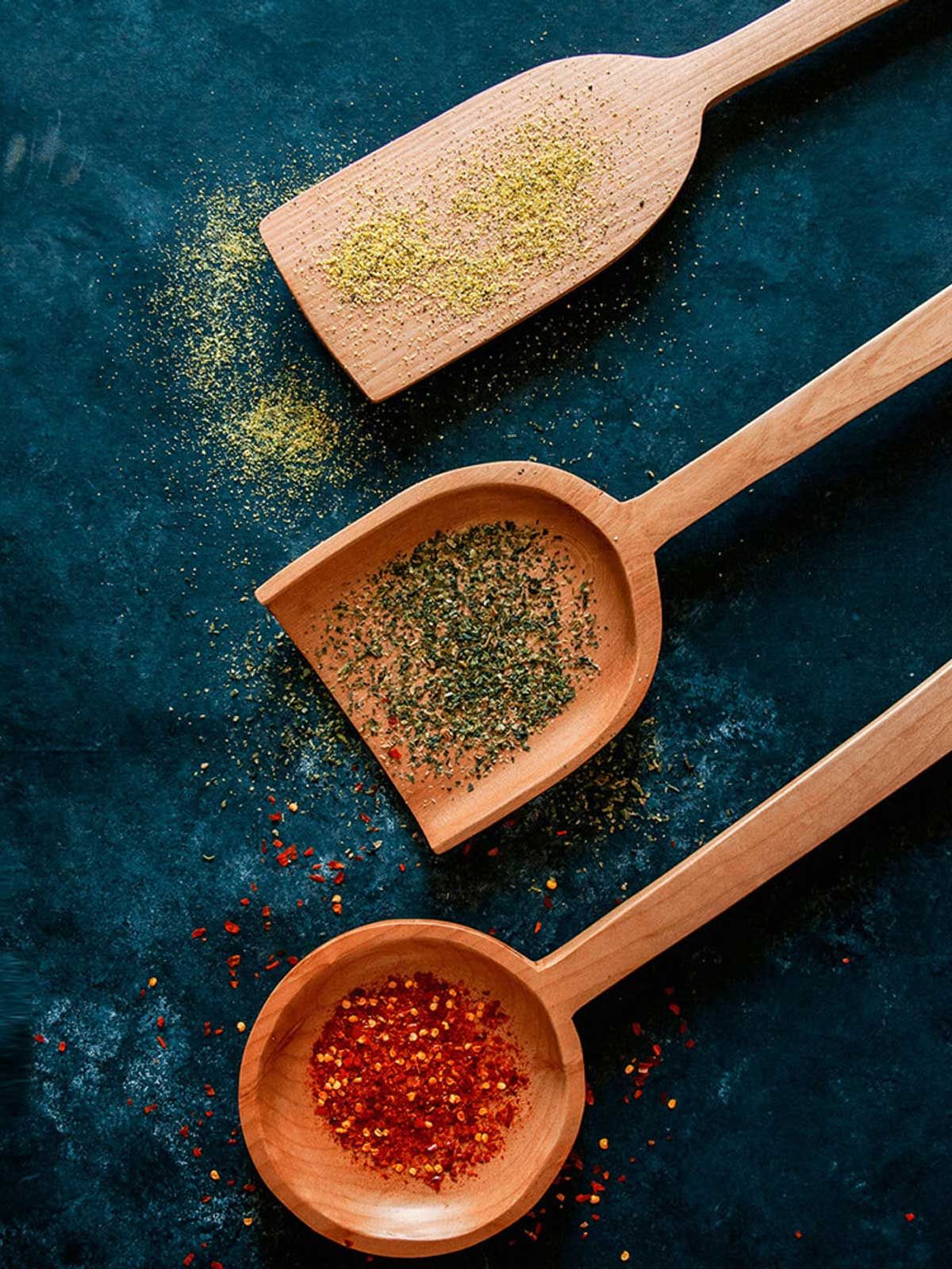 3 Wooden Spoons Crafted by Hualle