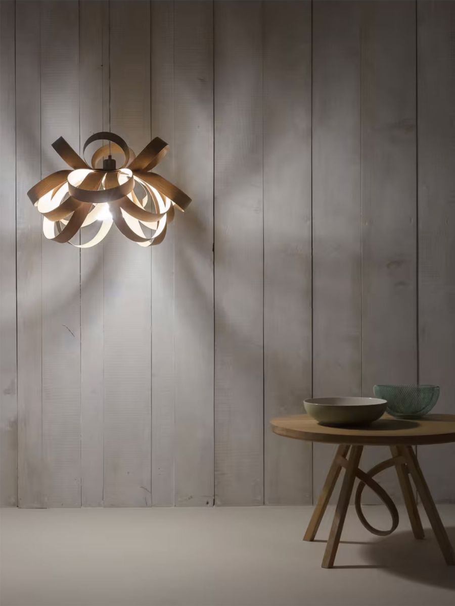 Tom Raffield Skipper Oak Pendant Light