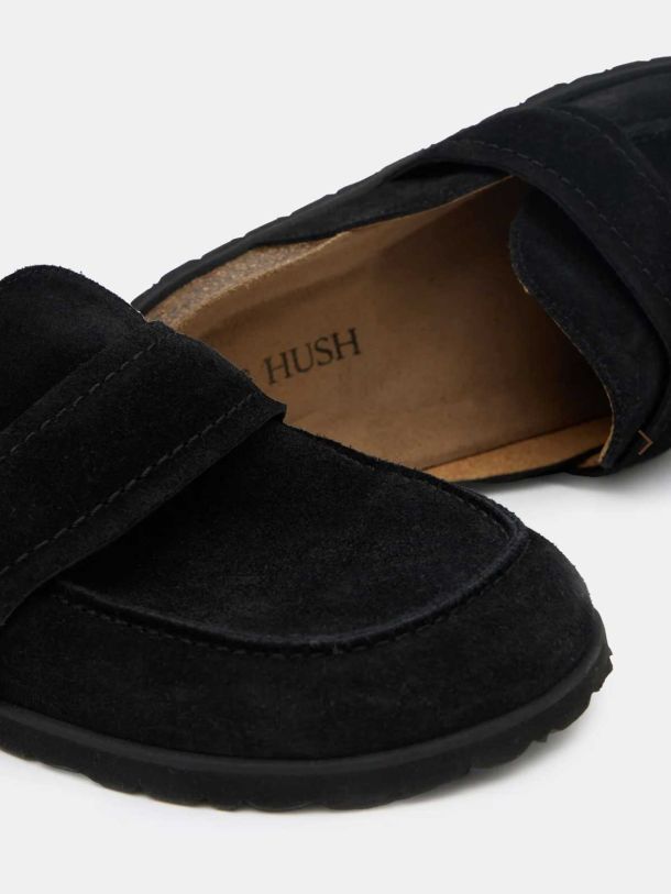 Pia Padded Suede Mules