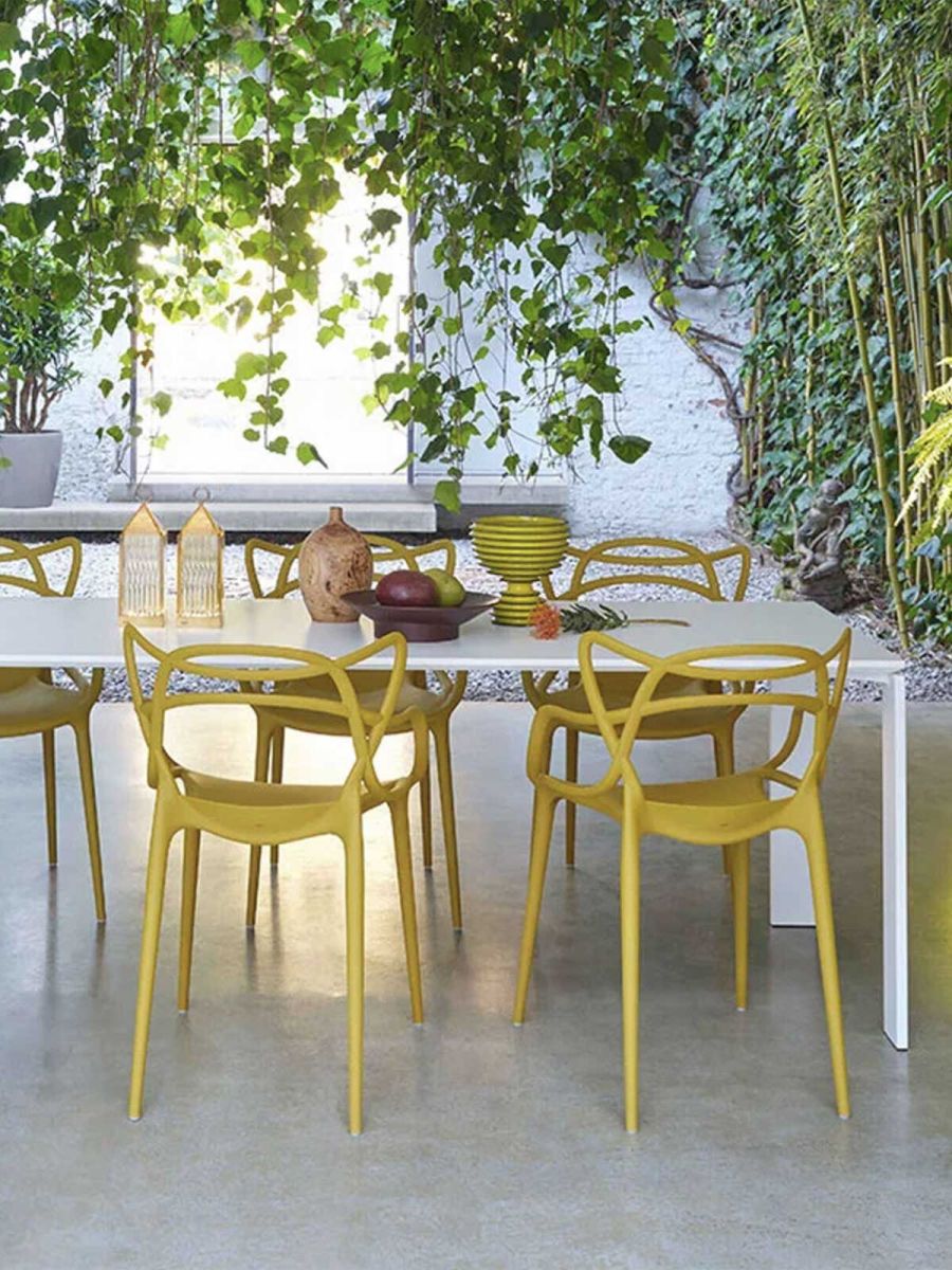 Kartell Masters Open Back Sculpted Dining Chair