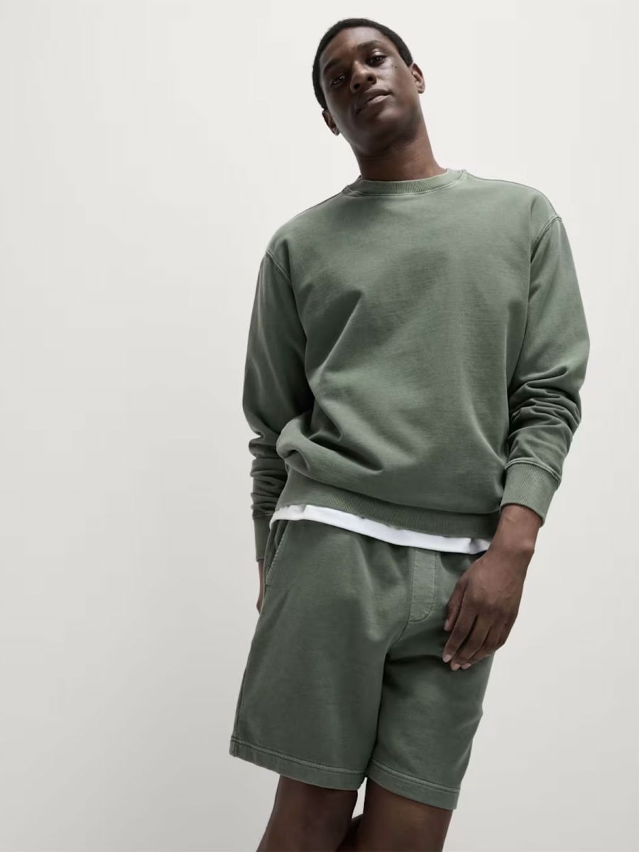 Pure Cotton Garment Dye Sweatshirt