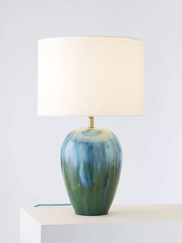 John Lewis + Matthew Williamson Reactive Glazed Ceramic Lamp Base