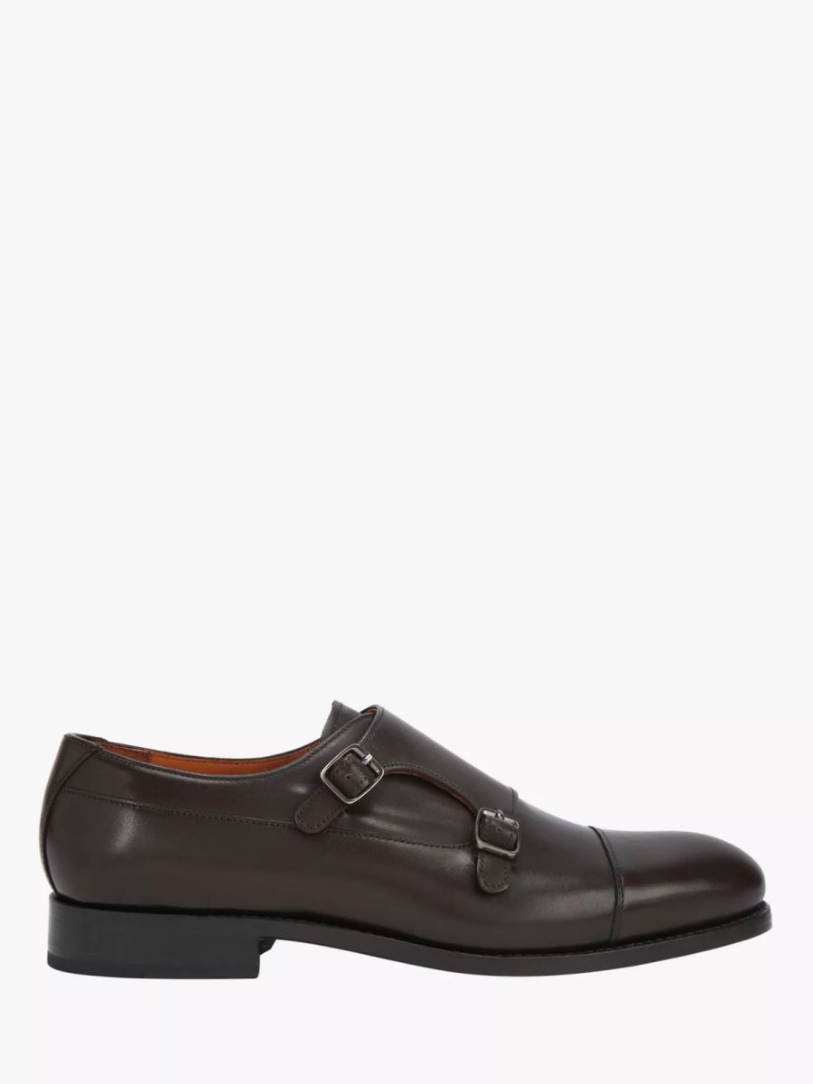 Sloane Leather Monk Shoes