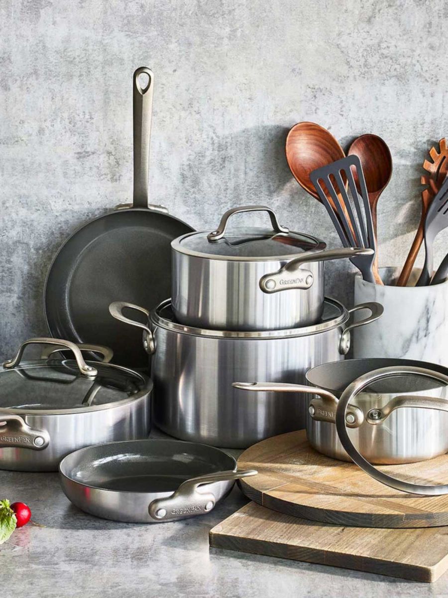 GreenPan Craft Steel 10-Piece Cookware Set