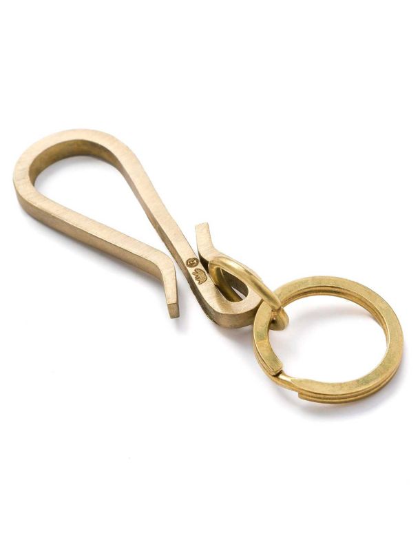 Keyhook in Raw Brass
