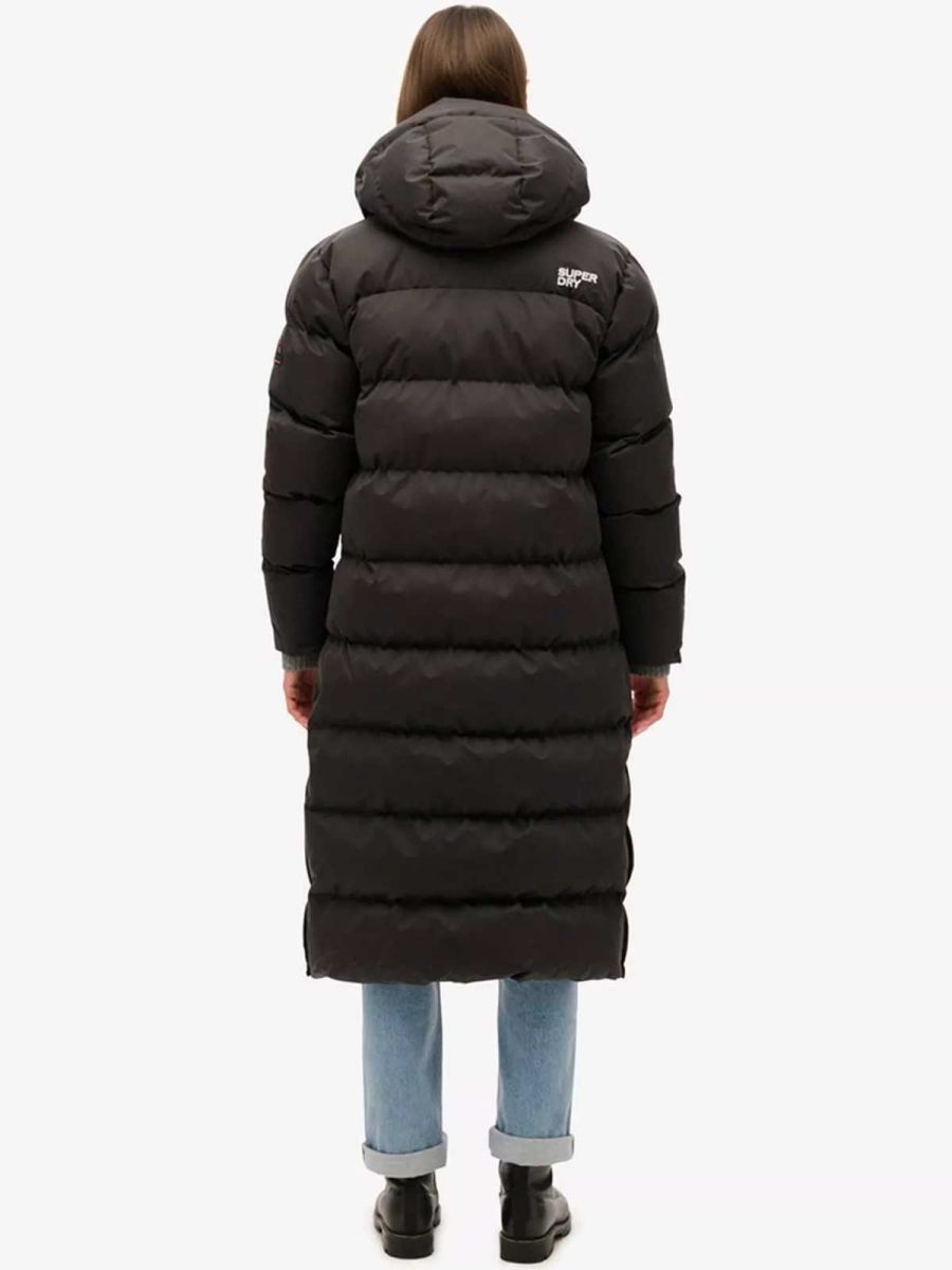 Superdry Microfibre Longline Puffer Jacket