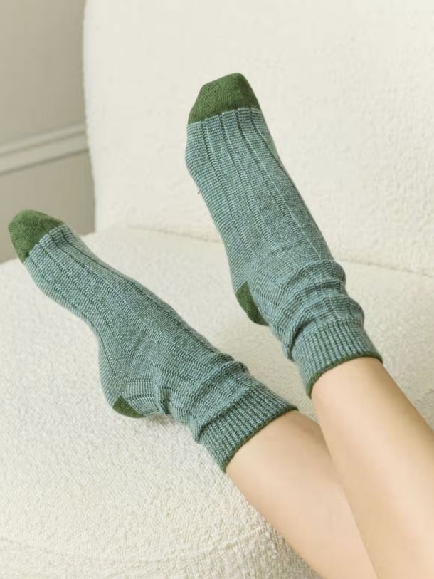 Cashmere Stripy Socks