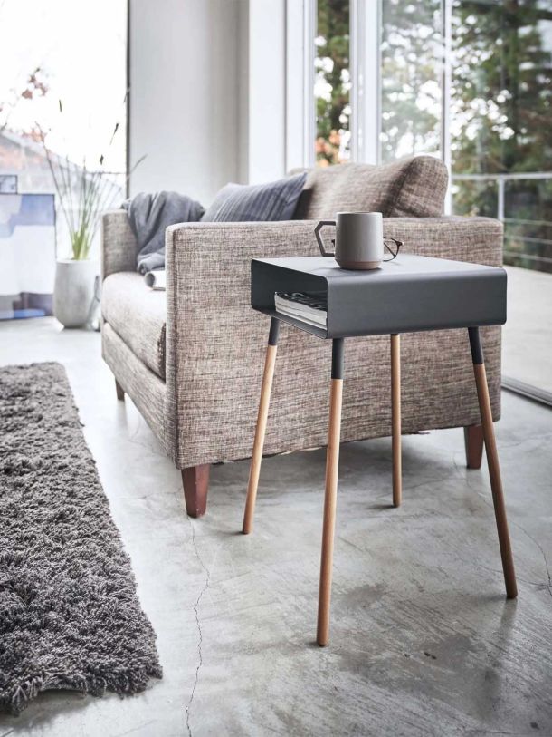 Storage Table in Steel and Wood