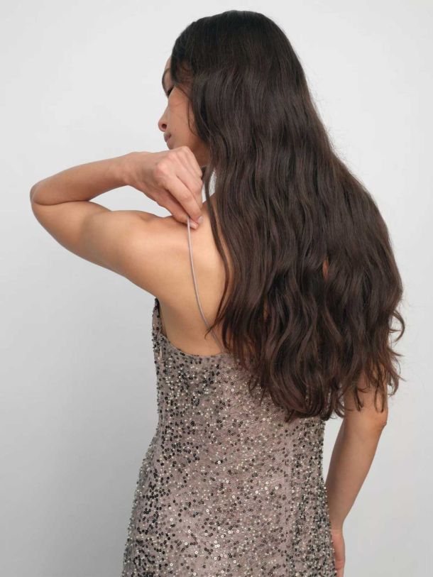 Faye Sequin Maxi Slip Dress