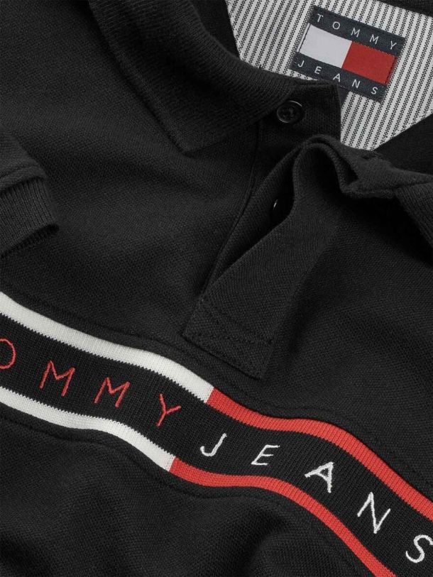 Slim Fit Polo Shirt with Coloured Stripes