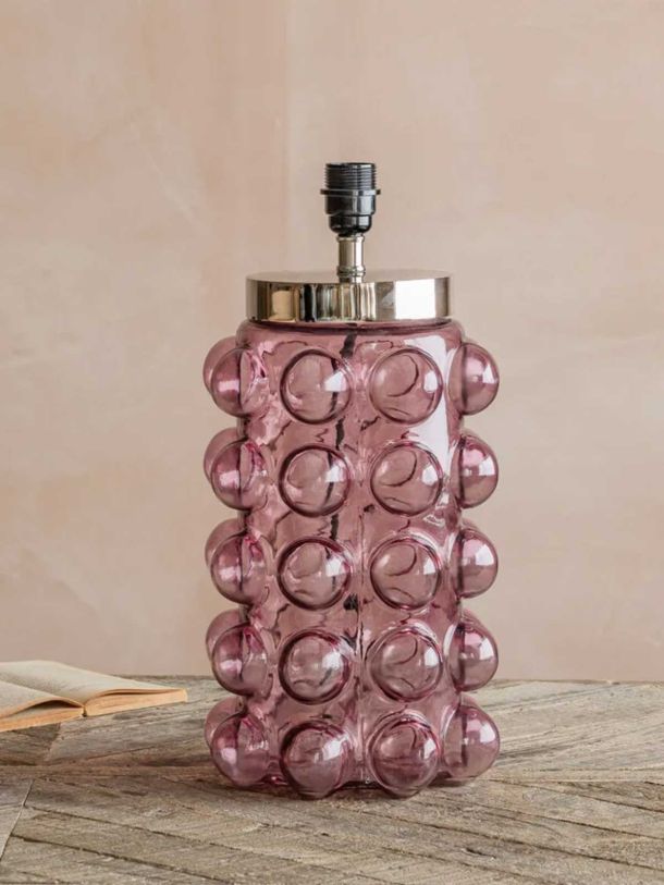 Pink Bobble Table Lamp