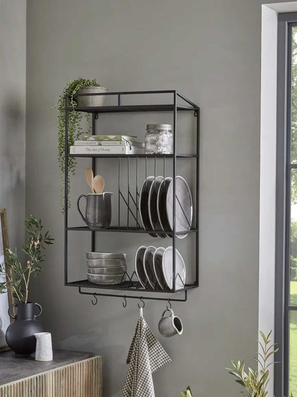 Industrial Style Iron Wall Unit