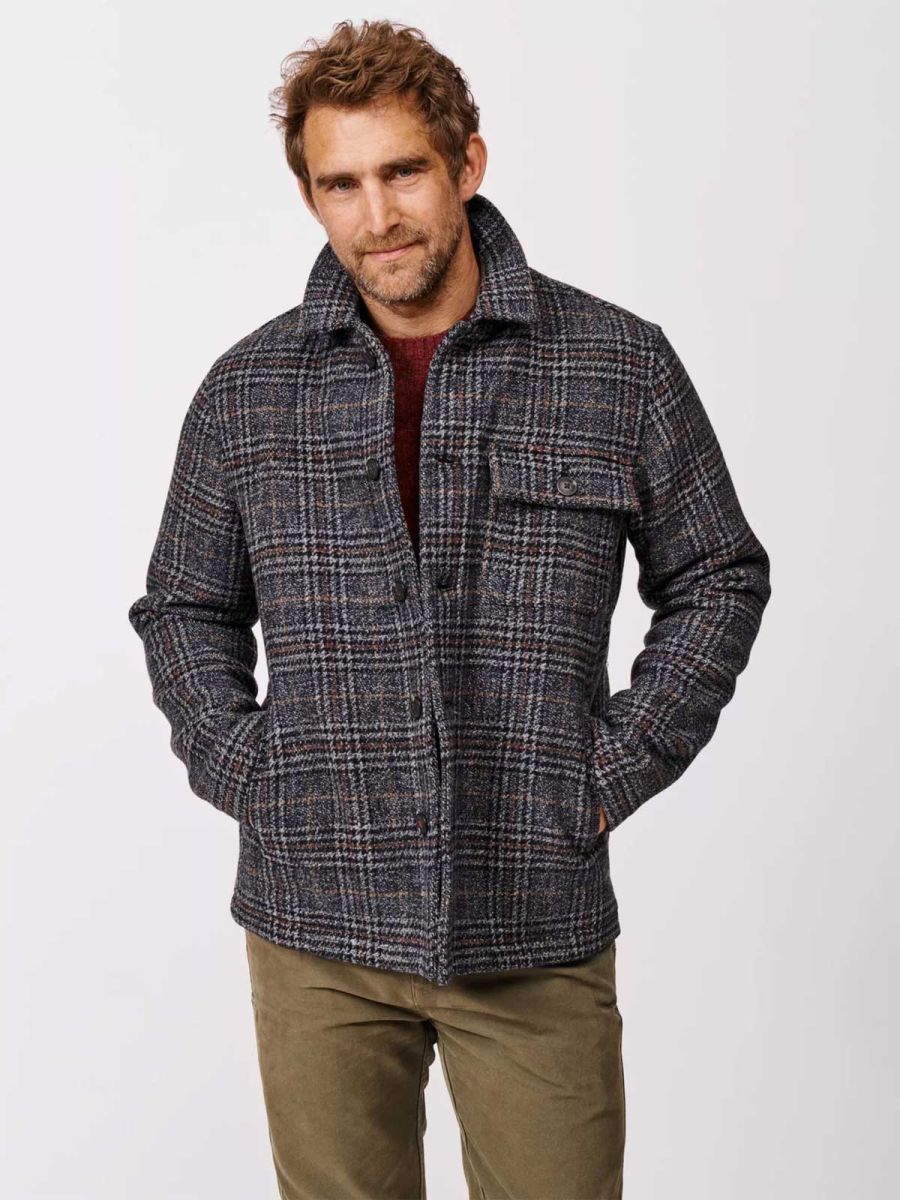 Nettleham Wool Blend Check Jacket