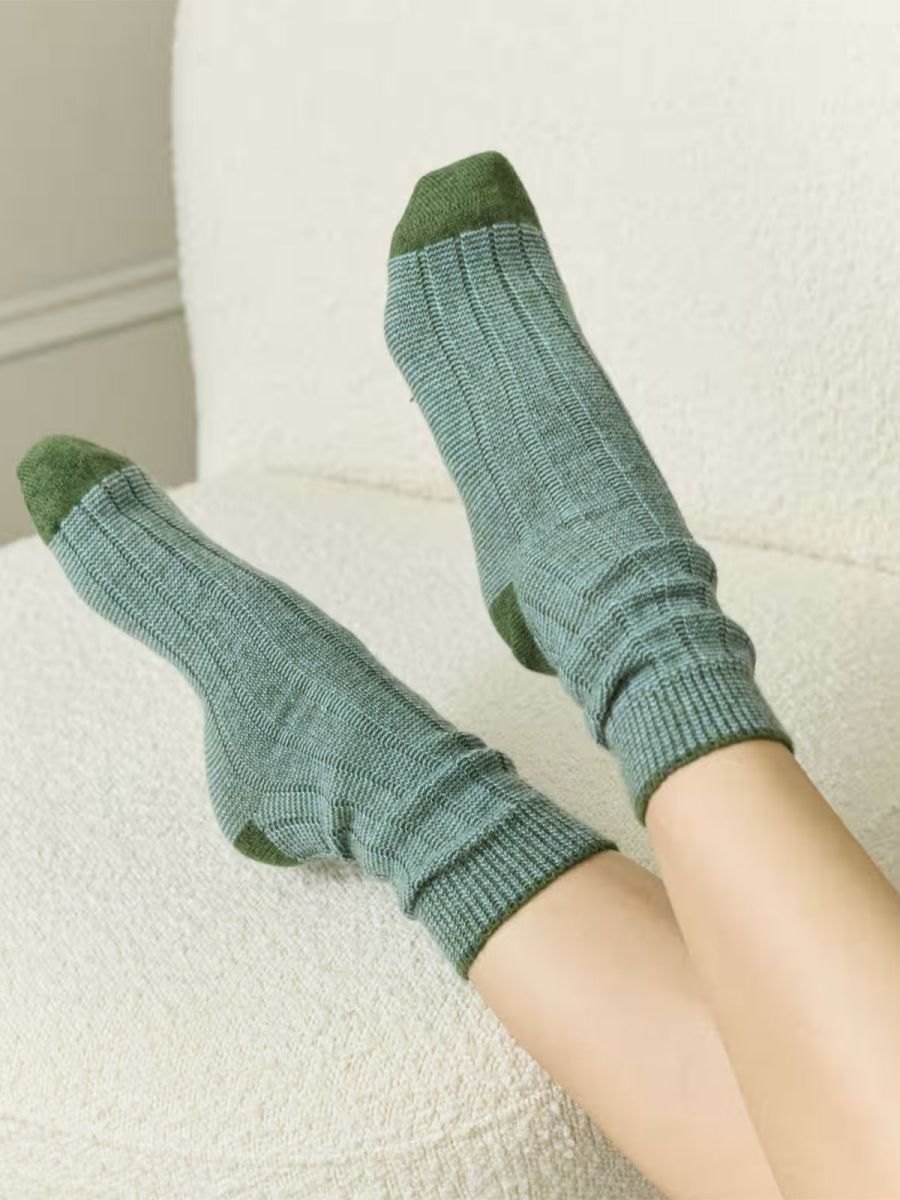 Cashmere Stripy Socks
