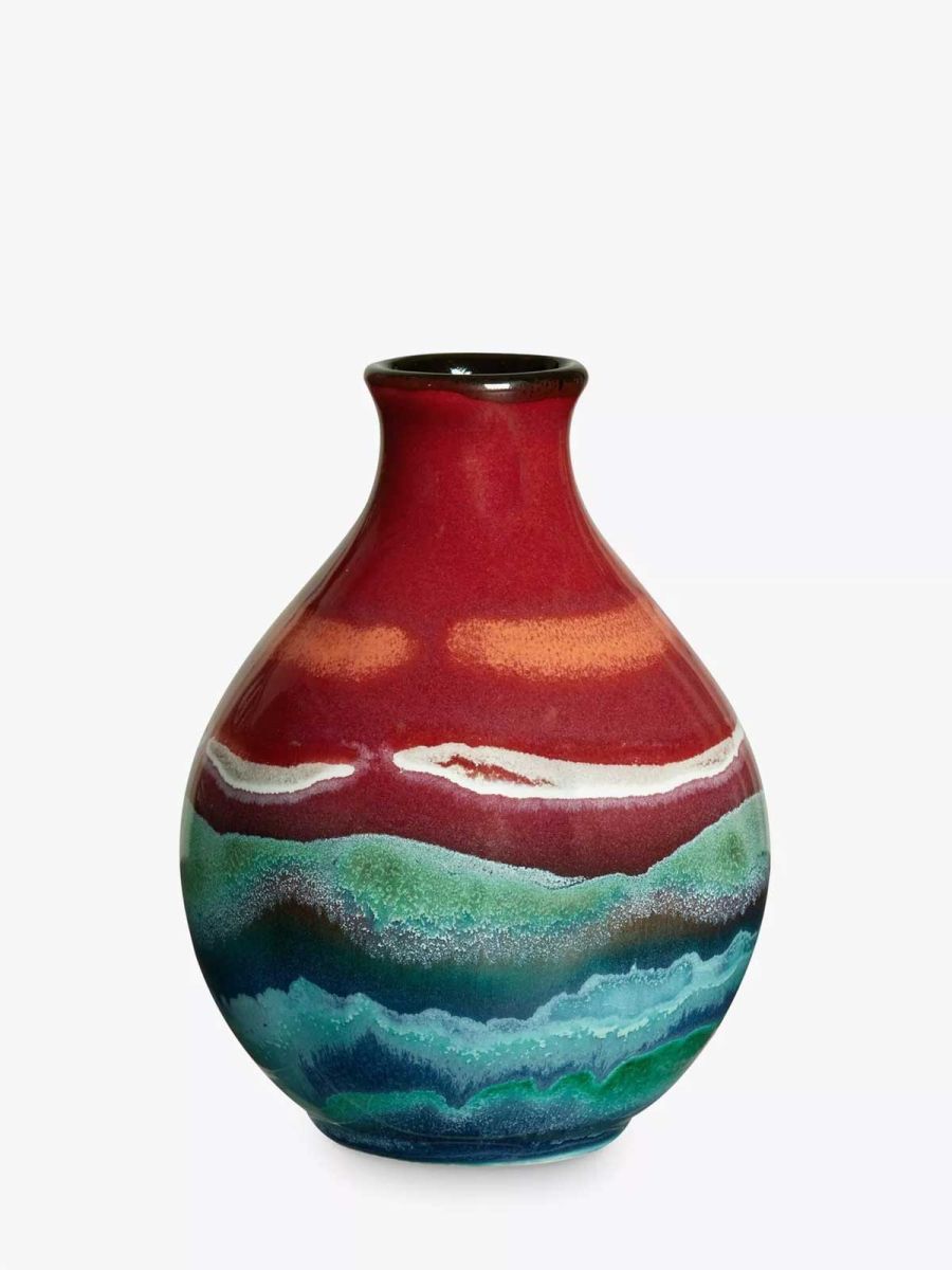 Horizon Earthenware Bud Vase